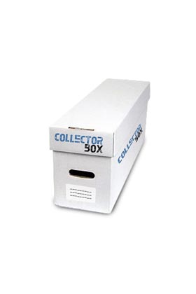 COLLECTOR BOX 30X20X30 CM CAJA PARA GUARDAR COMICS (BLANCA)